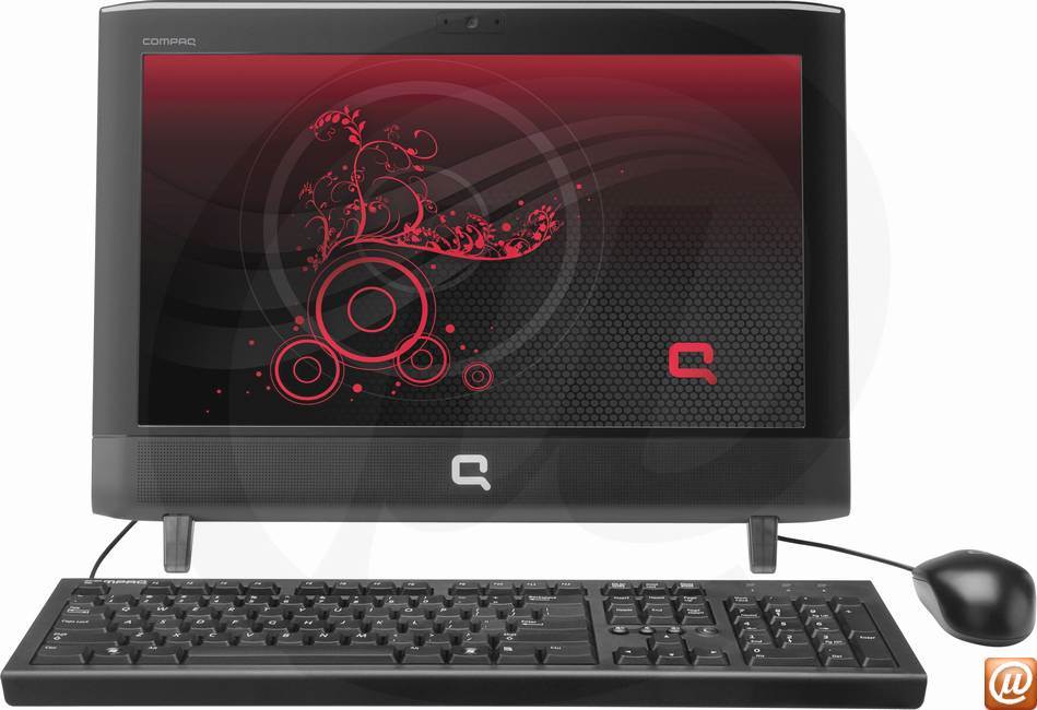 QS454AA - Desktop-PC All-in-One Compaq Presario HP CQ1-1325br Intel Atom Dual-Core D510 (1.66GHz) 2GB 320GB 18.5" LED Windows 7 Home Basic 64 Wi-Fi N